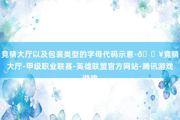 竞猜大厅以及包装类型的字母代码示意-🔥竞猜大厅-甲级职业联赛-英雄联盟官方网站-腾讯游戏